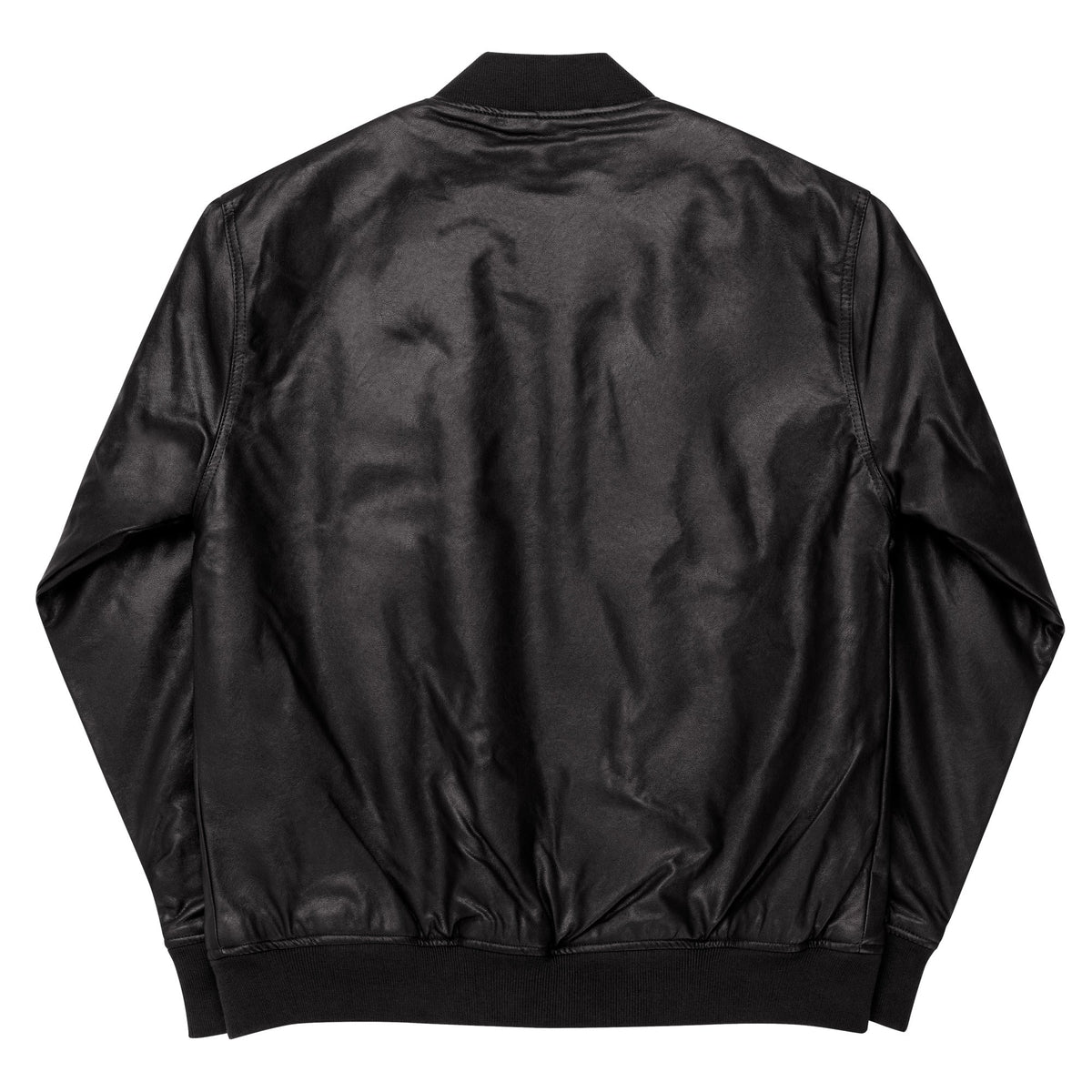 Funky African Leather Bomber Jacket Funky African