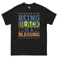 Being black Men's classic tee Funky African