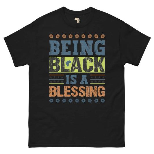 Being black Men's classic tee Funky African