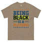 Being black Men's classic tee Funky African