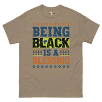 Being black Men's classic tee Funky African