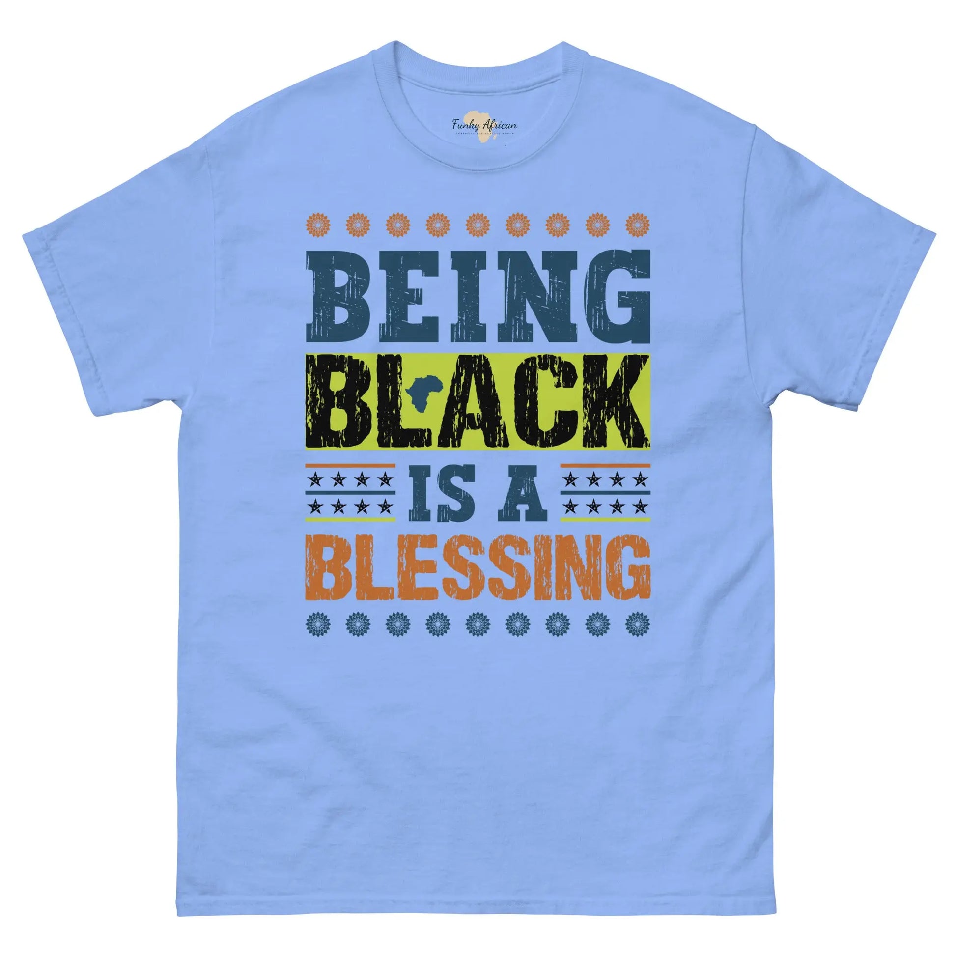 Being black Men's classic tee Funky African