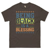 Being black Men's classic tee Funky African