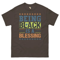 Being black Men's classic tee Funky African
