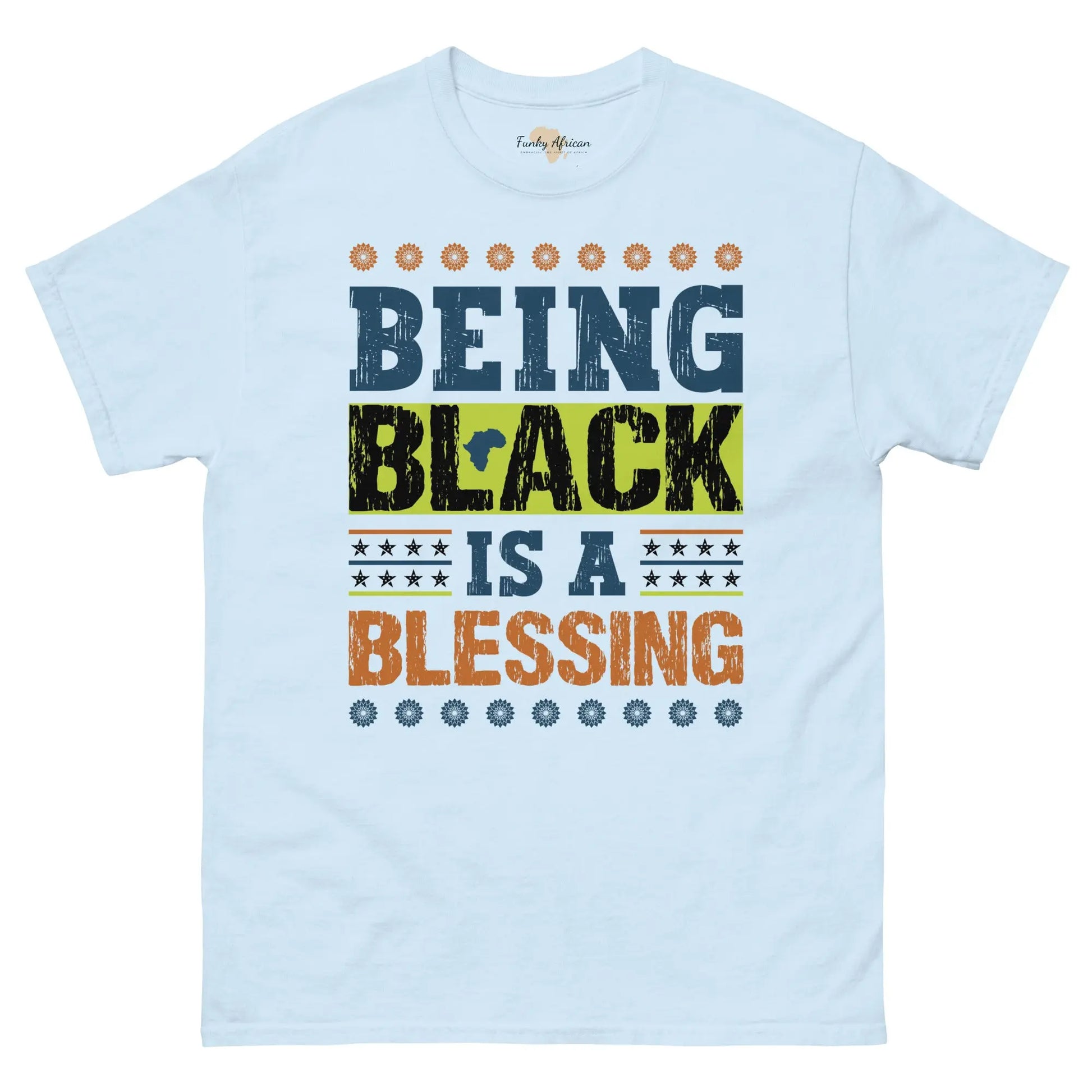 Being black Men's classic tee Funky African