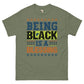 Being black Men's classic tee Funky African