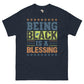 Being black Men's classic tee Funky African