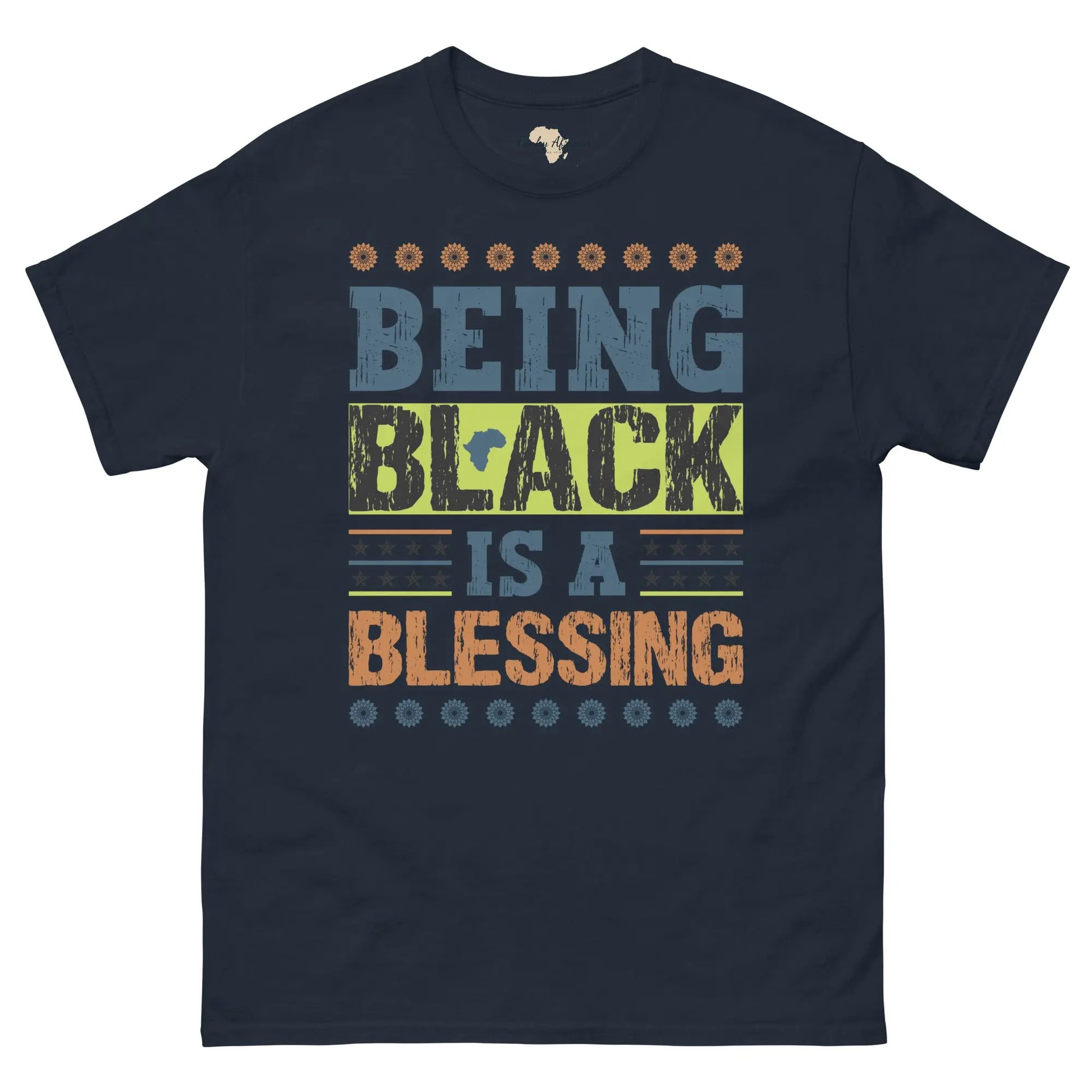 Being black Men's classic tee Funky African