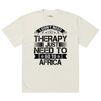 Oversized faded t-shirt Funky African