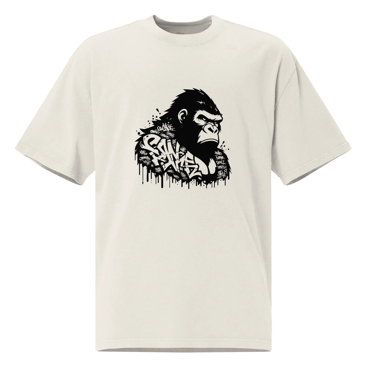 Oversized faded t-shirt Funky African