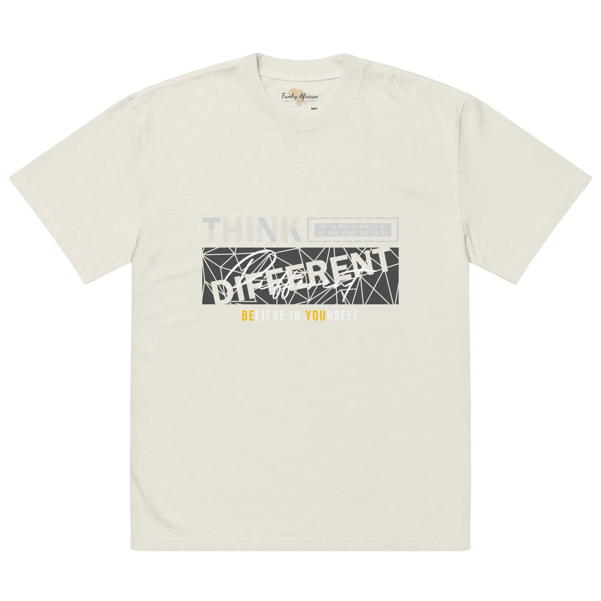 Oversized faded t-shirt Funky African
