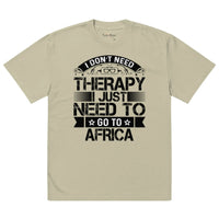 Oversized faded t-shirt Funky African