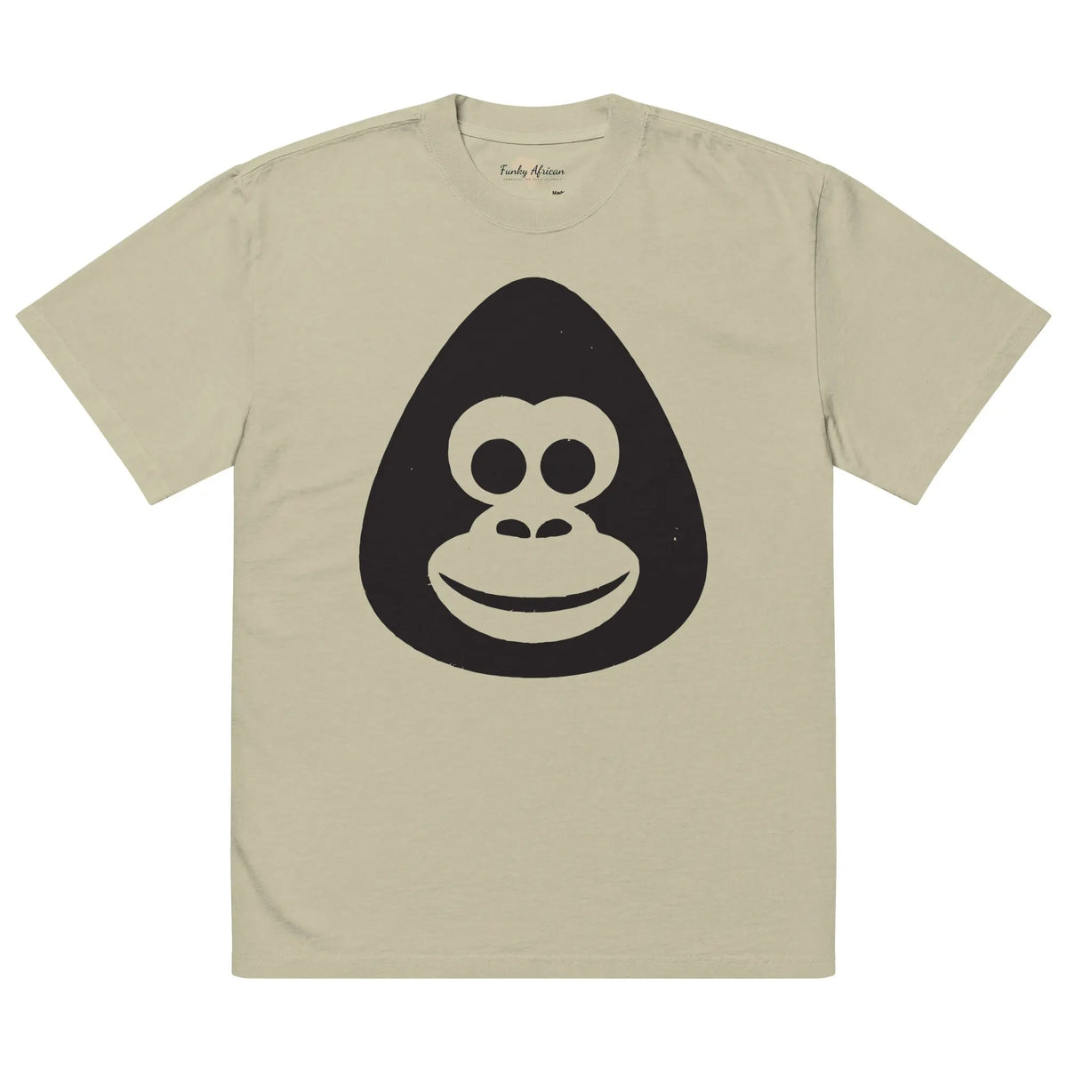 Oversized faded t-shirt Funky African