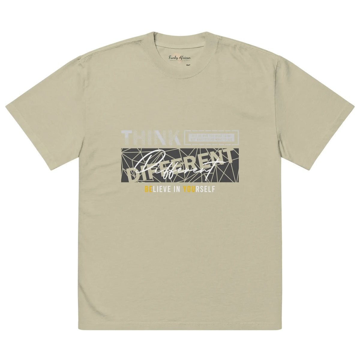 Oversized faded t-shirt Funky African