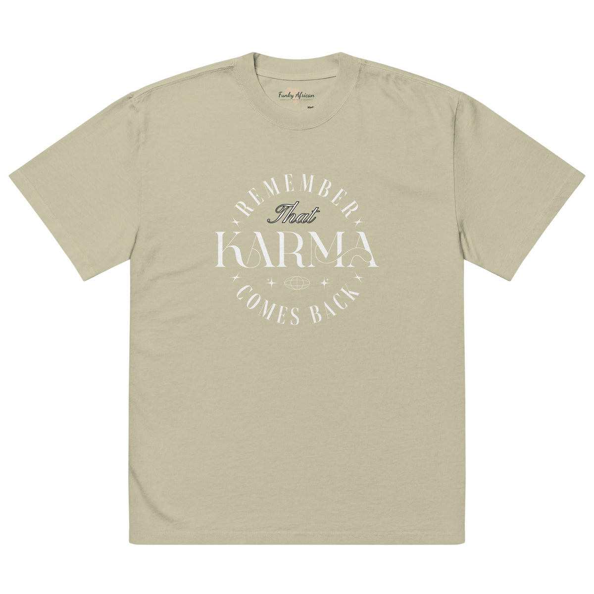 Karma Oversized faded t-shirt Funky African