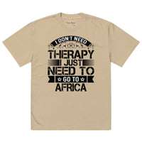 Oversized faded t-shirt Funky African