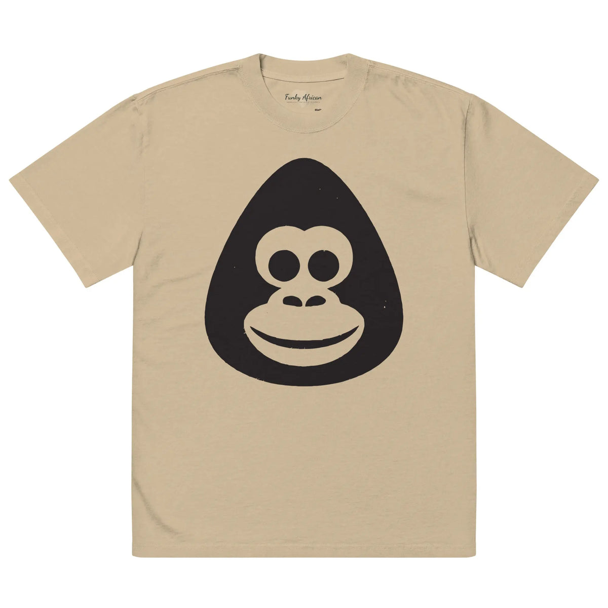 Oversized faded t-shirt Funky African