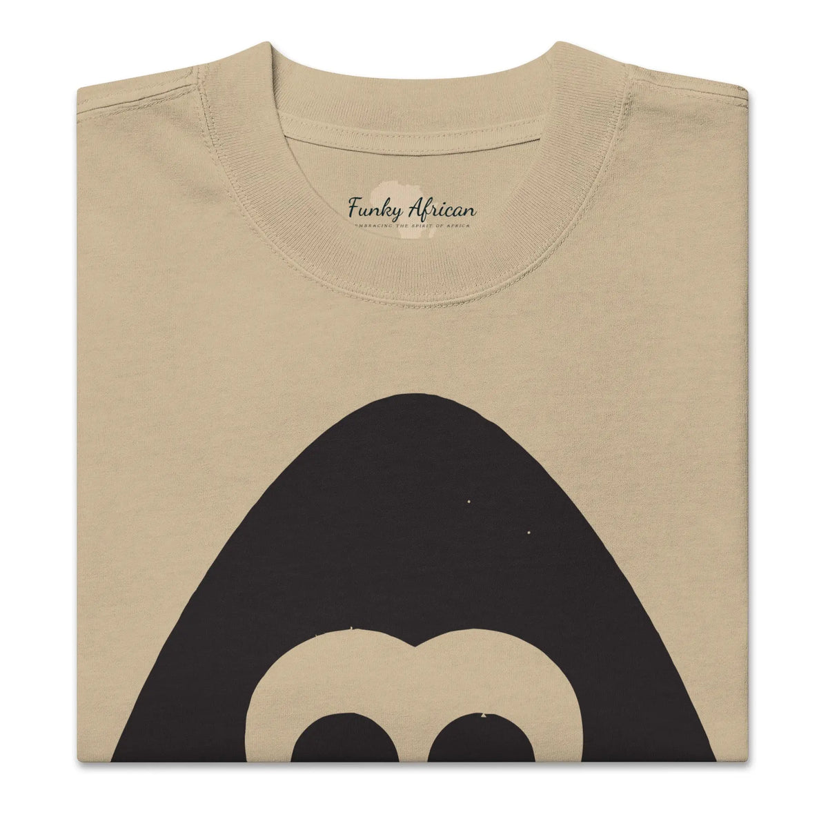 Oversized faded t-shirt Funky African