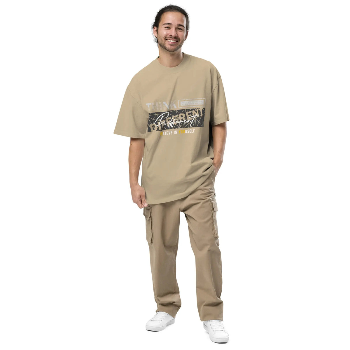 Oversized faded t-shirt Funky African