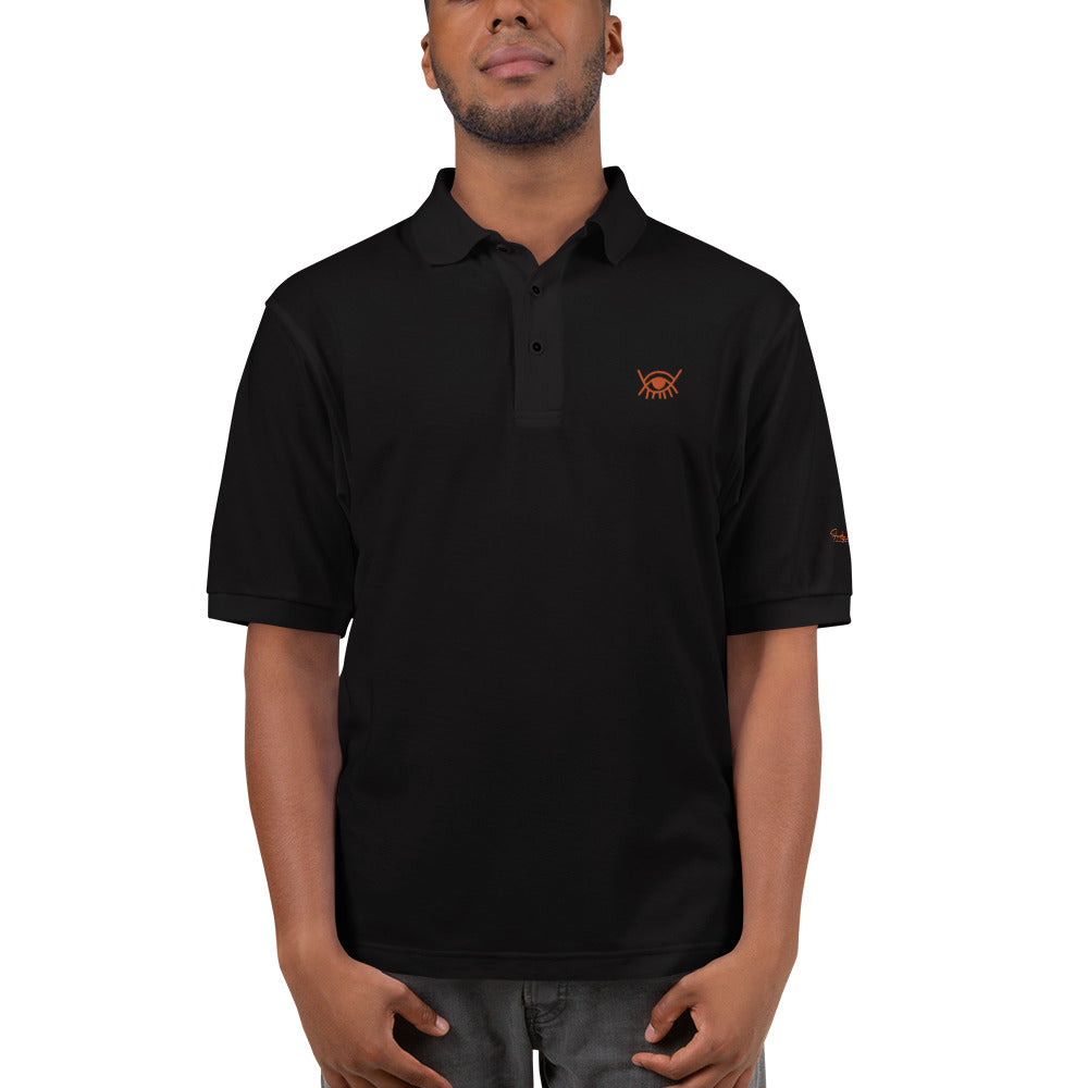 Adinkra - God sees and knows all Men's Premium Polo Funky African