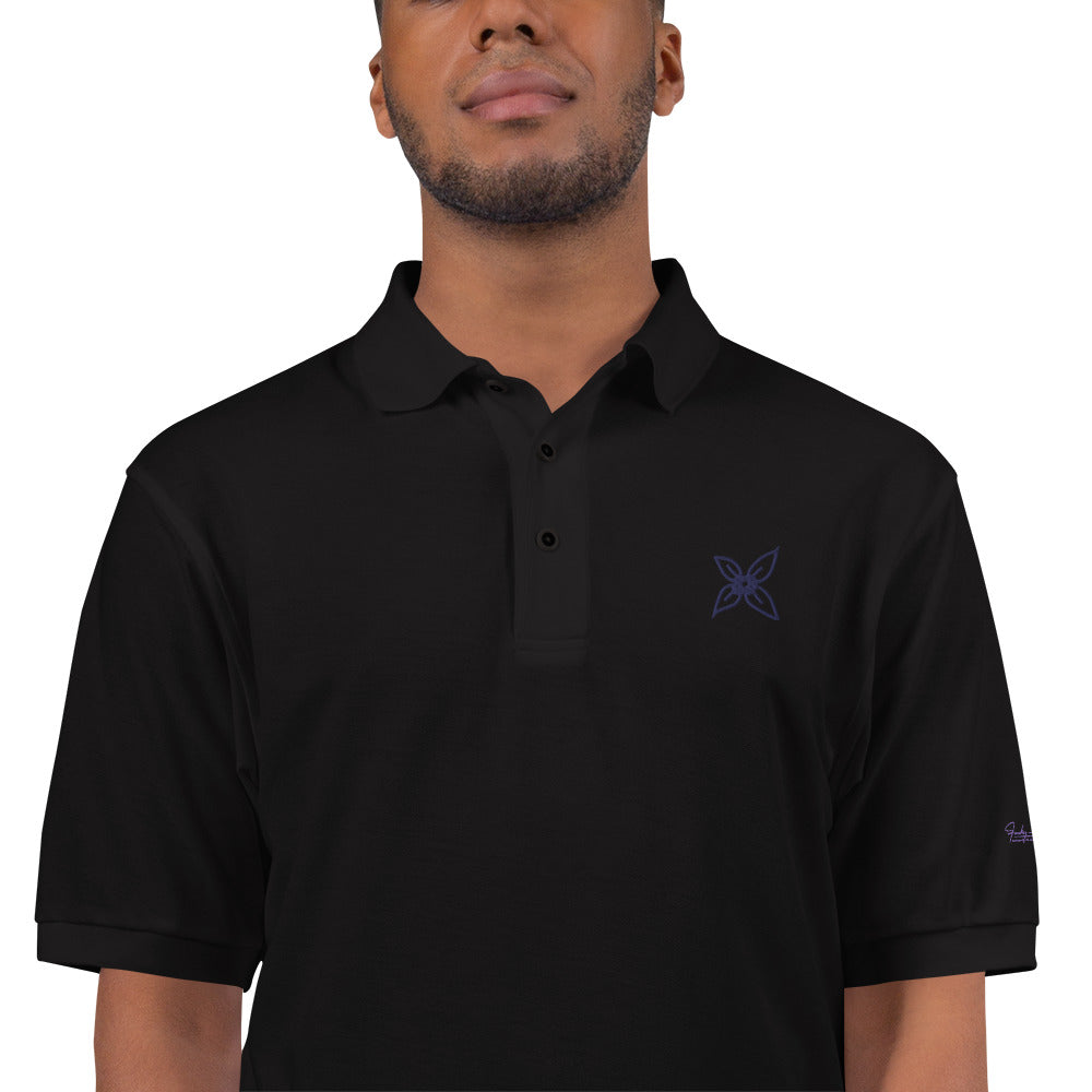 Adinkra - Supremacy Men's Premium Polo Funky African