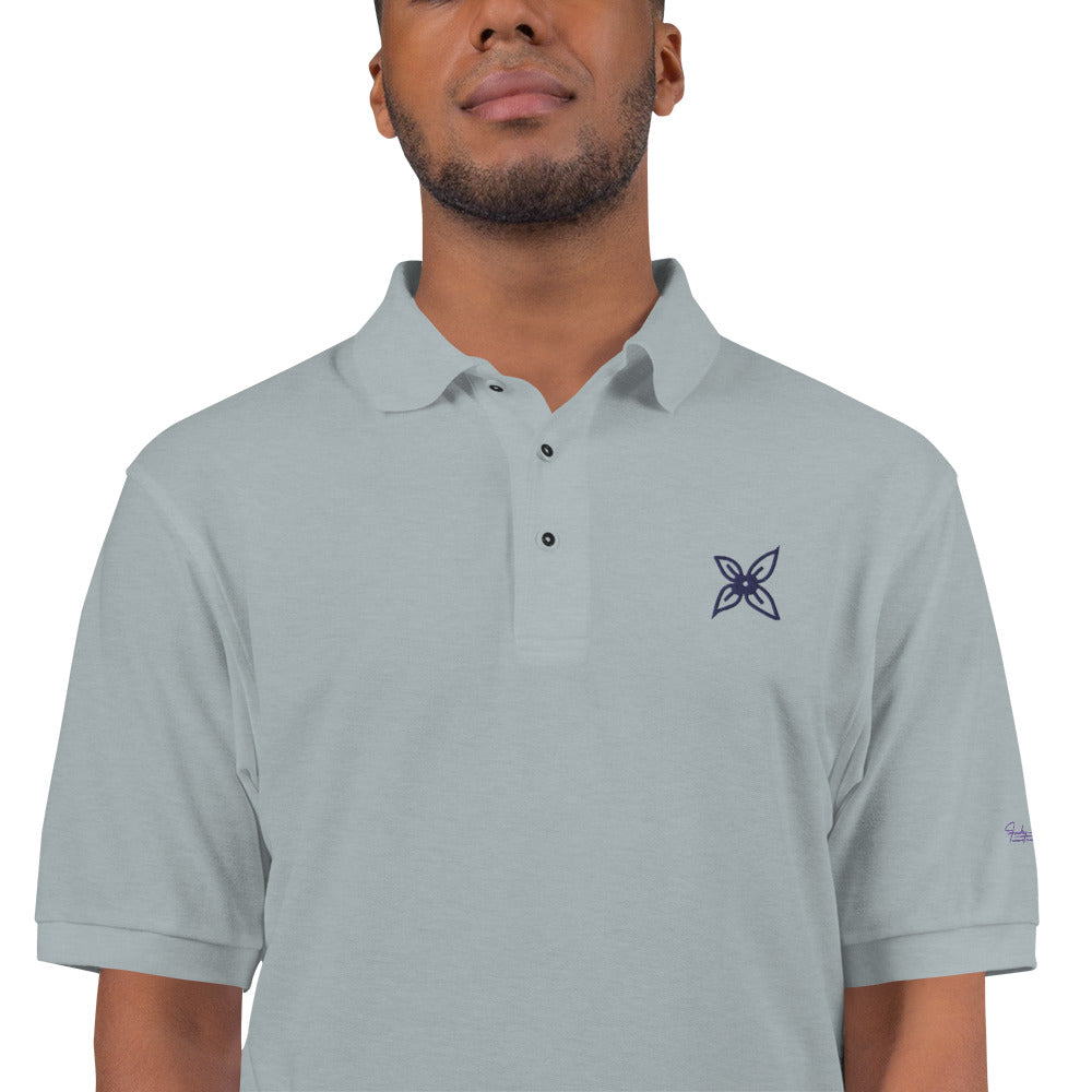 Adinkra - Supremacy Men's Premium Polo Funky African