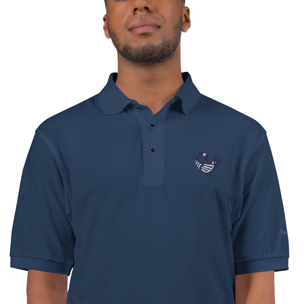 Adinkra - Sankofa Men's Premium Polo Funky African