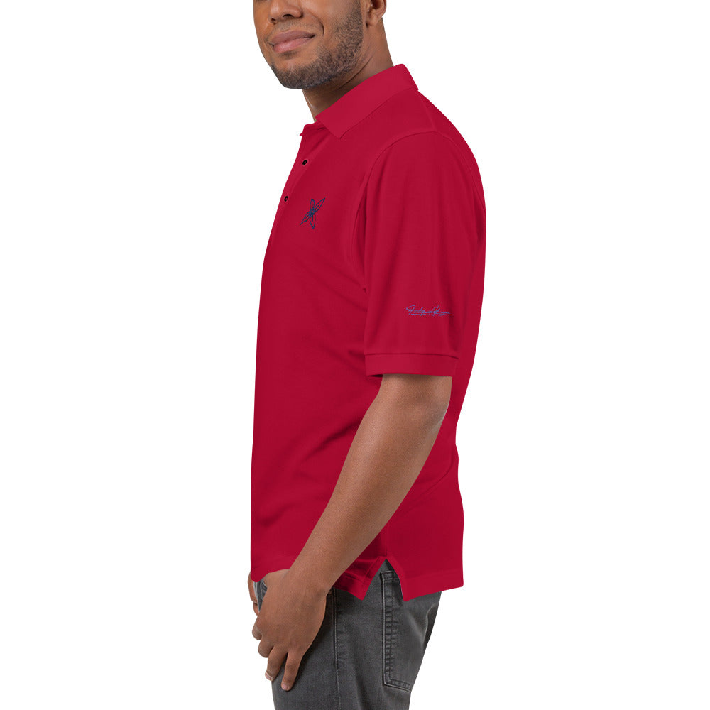 Adinkra - Supremacy Men's Premium Polo Funky African