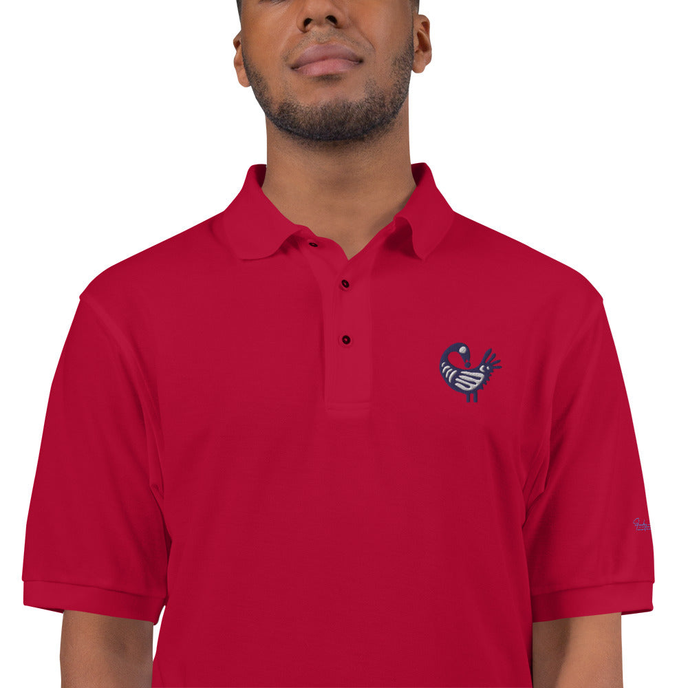 Adinkra - Sankofa Men's Premium Polo Funky African