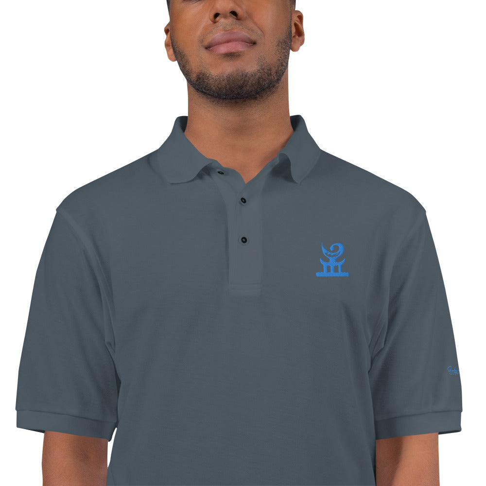 Adinkra - Remember Me Men's Premium Polo Funky African