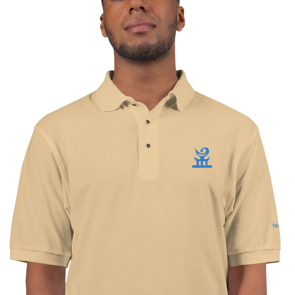 Adinkra - Remember Me Men's Premium Polo Funky African