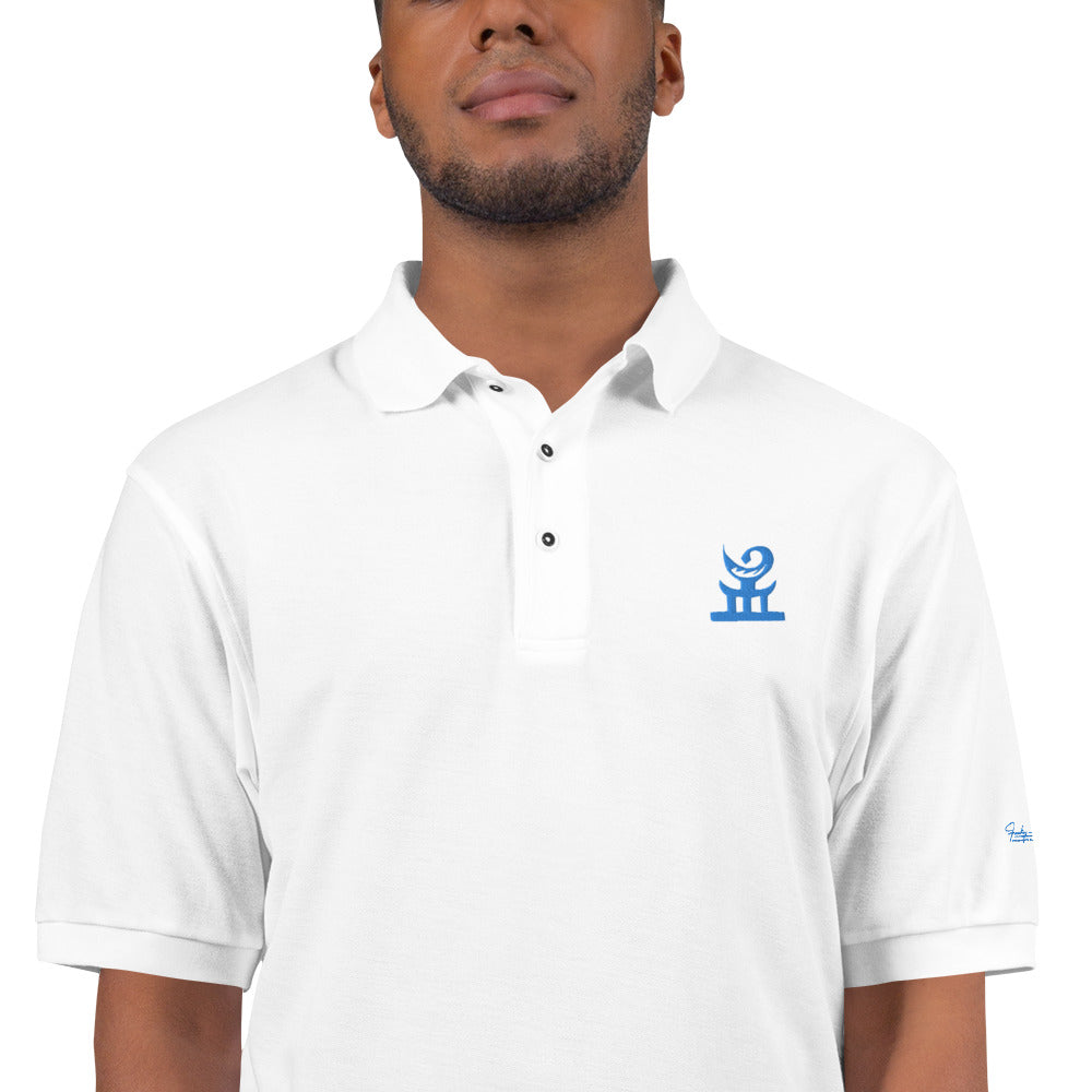 Adinkra - Remember Me Men's Premium Polo Funky African