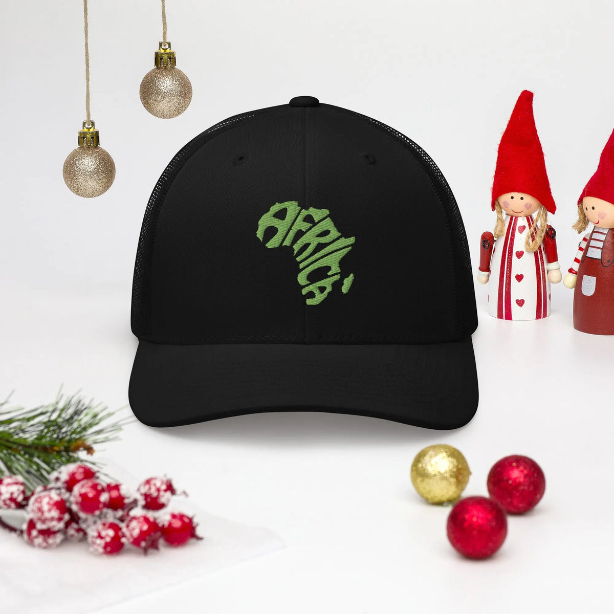 3D Embroidery African cut Trucker Cap Funky African