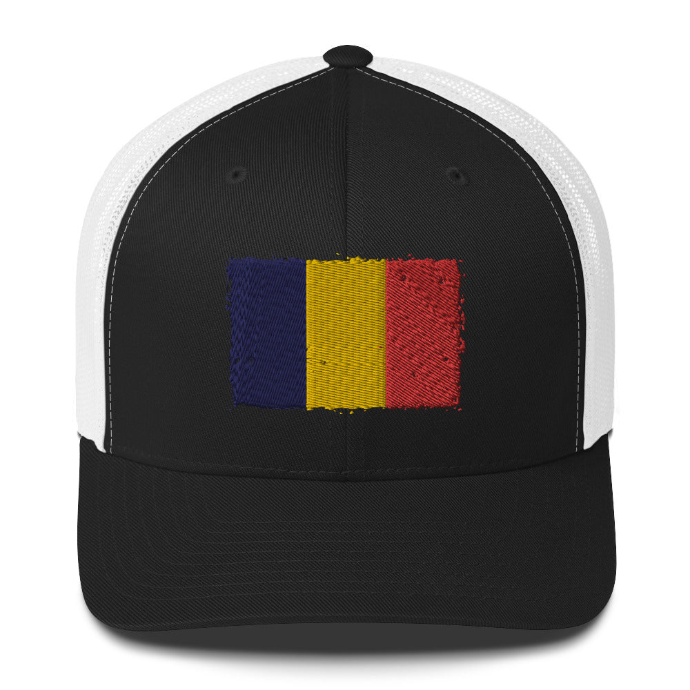 Chad 3D Embroidery Trucker Cap Funky African