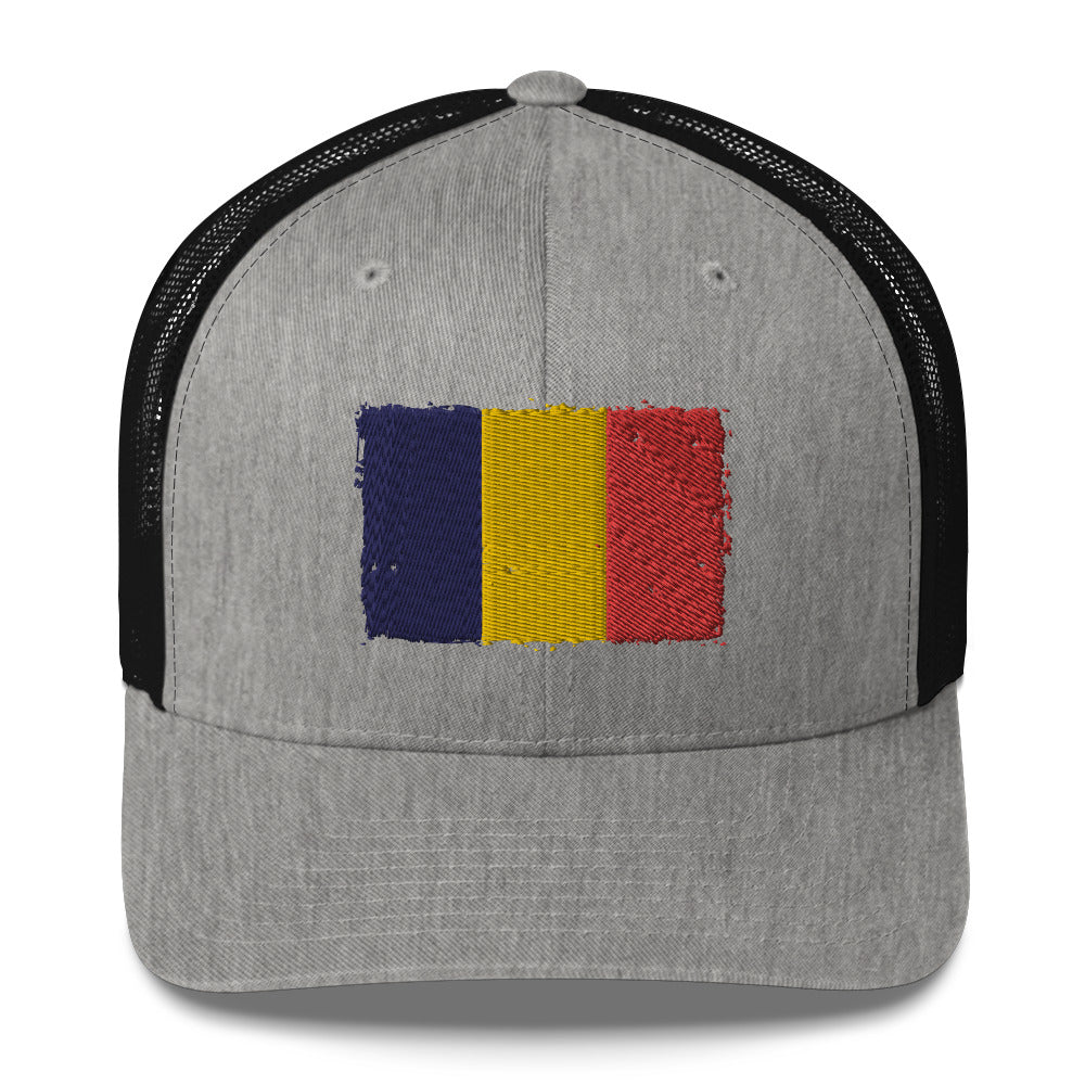 Chad 3D Embroidery Trucker Cap Funky African