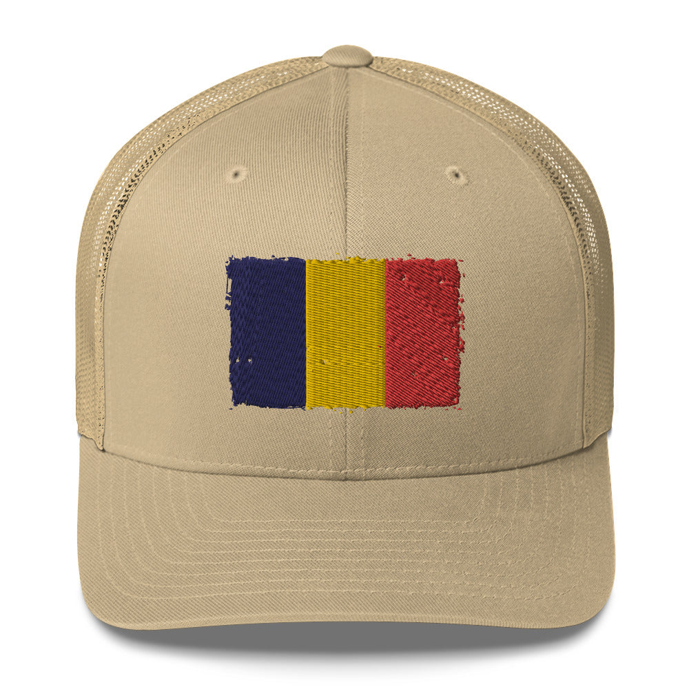 Chad 3D Embroidery Trucker Cap Funky African