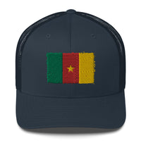 Cameroon 3D Embroidery Trucker Cap Funky African