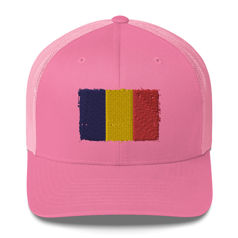 Chad 3D Embroidery Trucker Cap Funky African