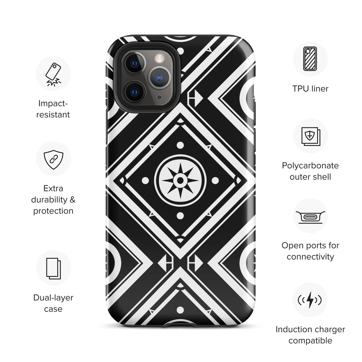Tough Case for iPhone® Funky African