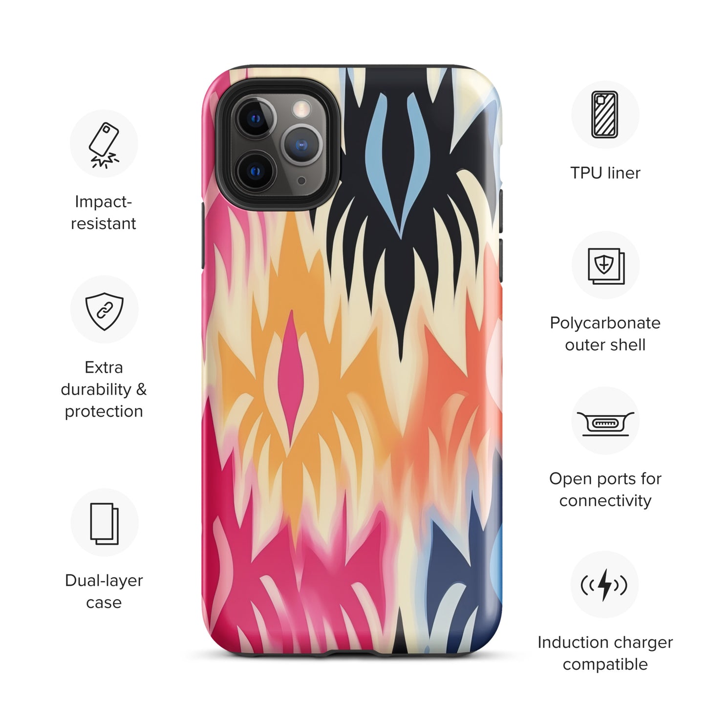 African Print Tough Case for iPhone®