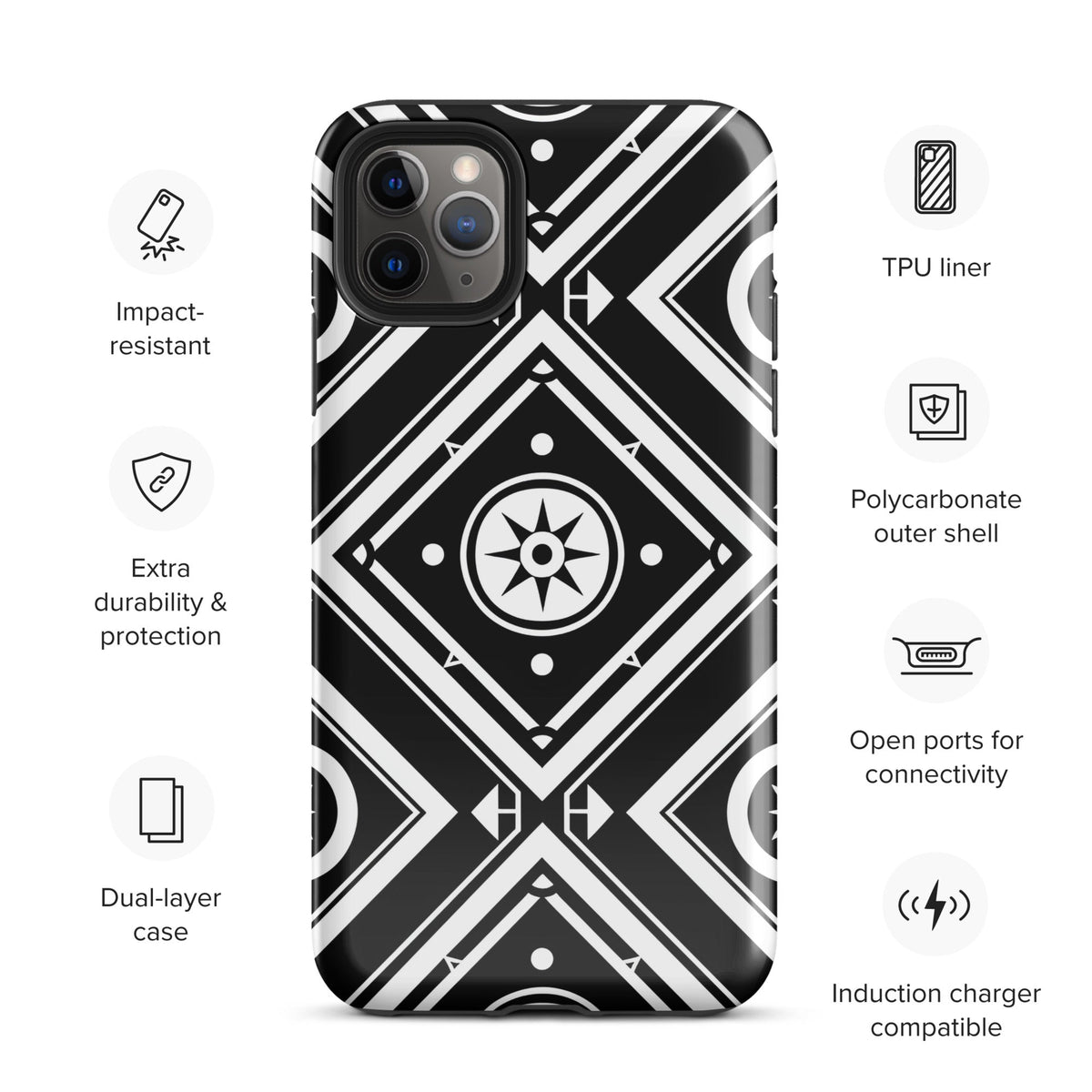 Tough Case for iPhone® Funky African