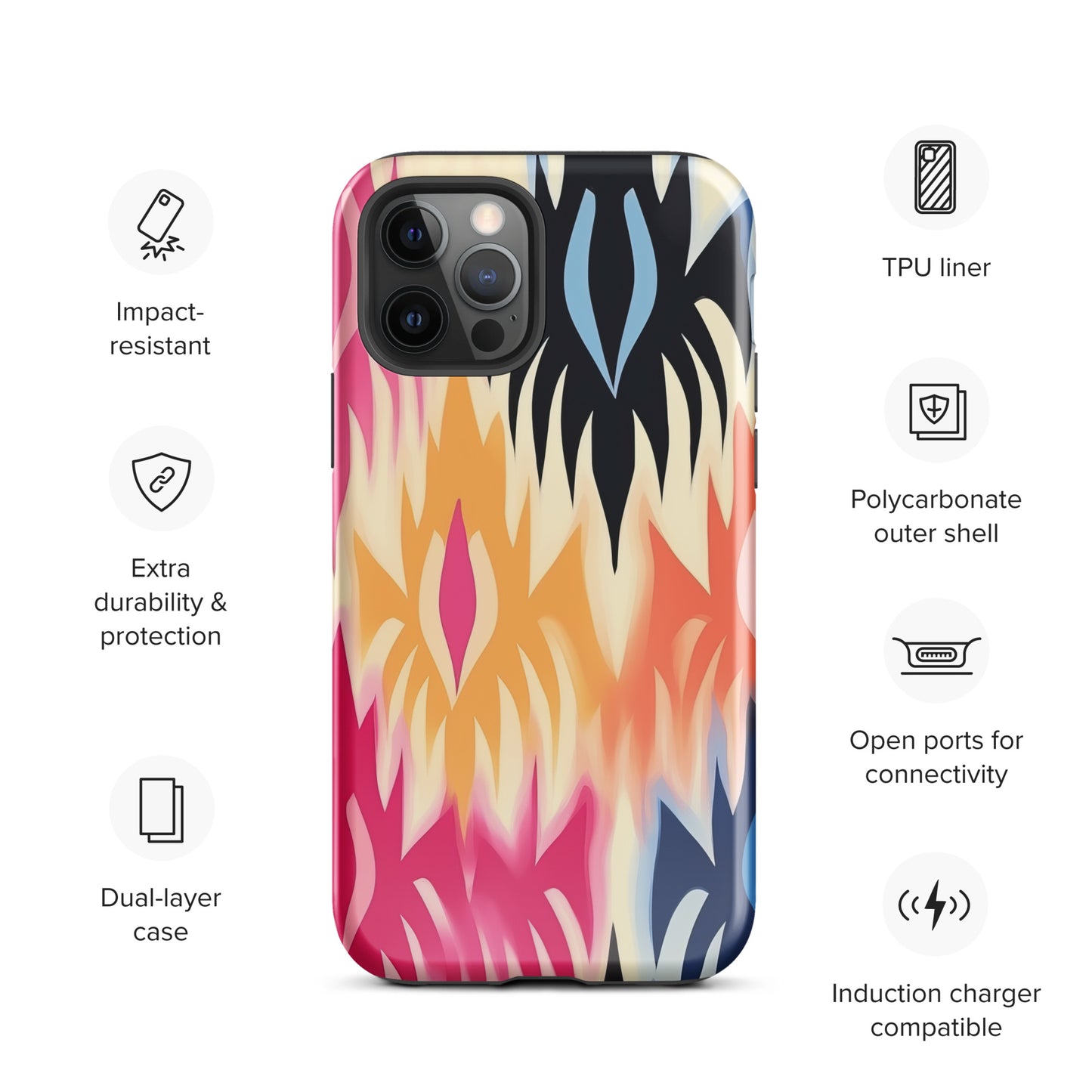 African Print Tough Case for iPhone®