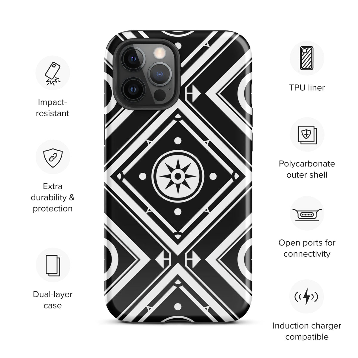 Tough Case for iPhone® Funky African