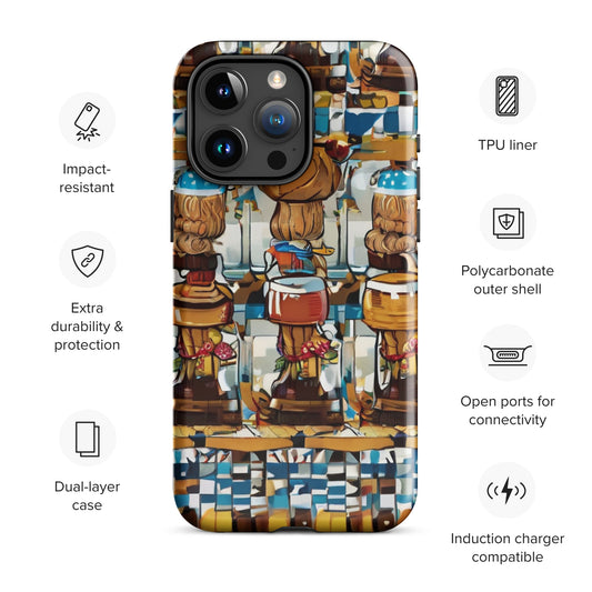 African Print Tough Case for iPhone®