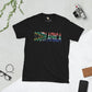 South African flag text Short-Sleeve Unisex T-Shirt Funky African
