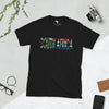 South African flag text Short-Sleeve Unisex T-Shirt Funky African