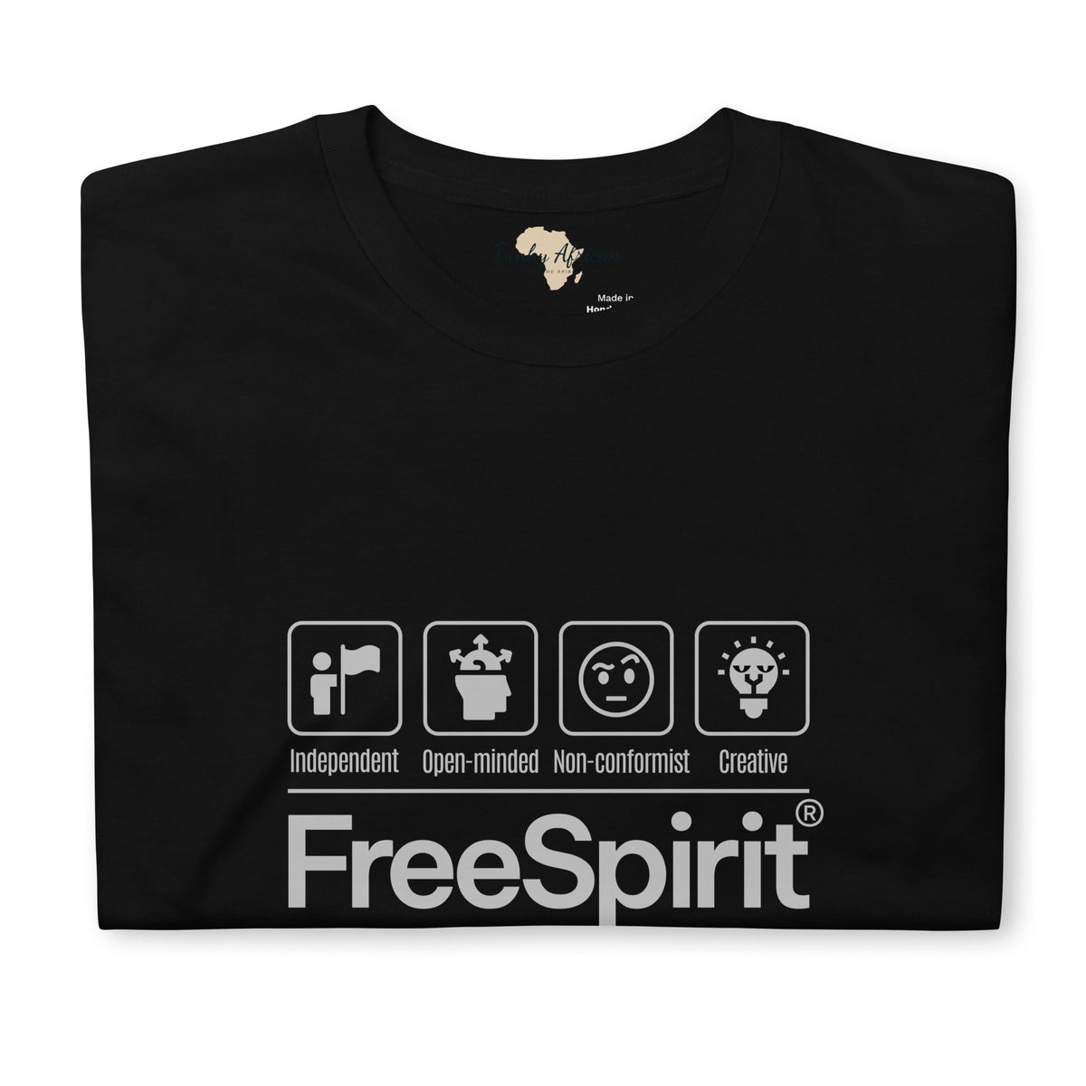 Free spirit unisex tee Funky African