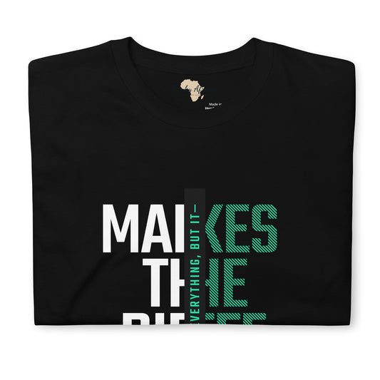 Make the difference unisex tee Funky African