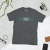Nigerian flag text Short-Sleeve Unisex T-Shirt Funky African