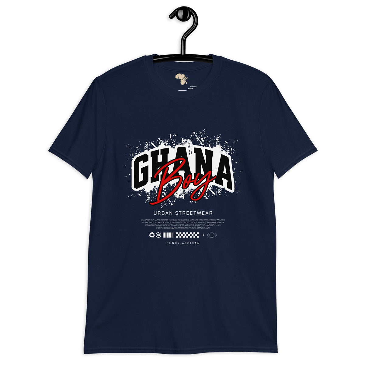 Ghana boy unisex tee Funky African